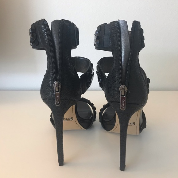 Circus by Sam Edelman Black Jeweled Sandals - Picture 5 of 5